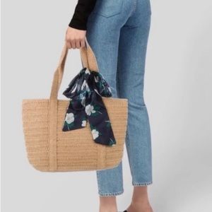 🎉🎉HOST PICK🎉🎉Draper James NWT Straw Tote and Scarf